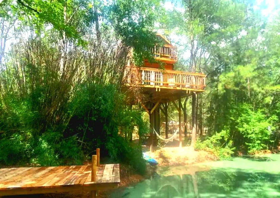 Waterfront Treehouse In A Magical Forest Waller Esterno foto